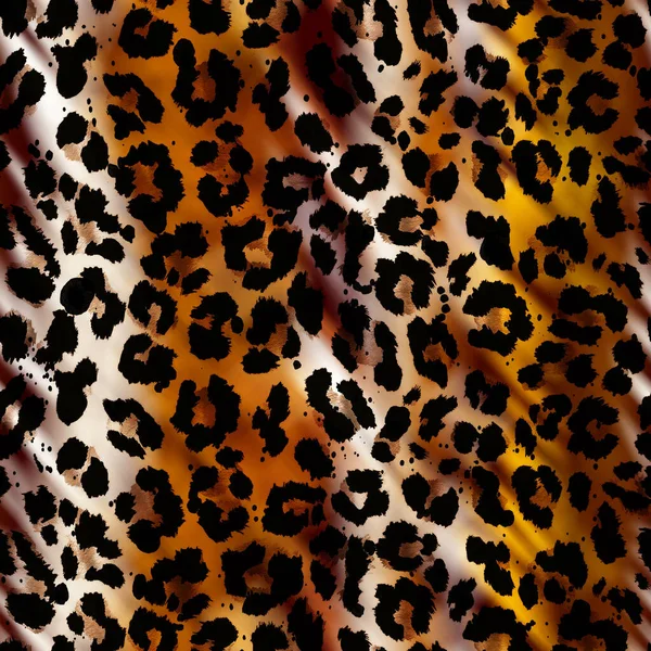 hand drawn seamless colorful tie-dye background with leopard spots