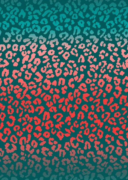 Sømløse Håndtegnede Fargerike Lyse Mønstre Med Leopardflekker – stockfoto