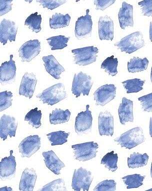 Elleri, bulanık suluboya fırça darbeleriyle renksiz, parlak desenli.