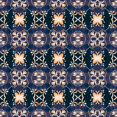 Etnik şekilli, pürüzsüz, parlak desenli el çizimi.