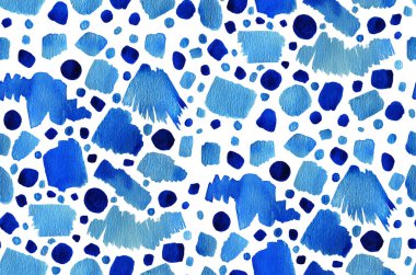 Soyut, pürüzsüz, renkli parlak lekeler.  