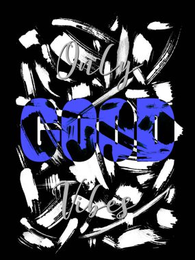 soyut renksiz parlak desenli fırçalar ve sadece iyi titreşimli metinler. 