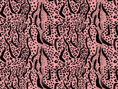 Renkli arka planda çizgileri olan kusursuz parlak desenli el çizimi