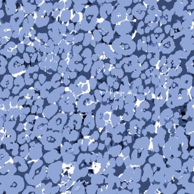 Leopar benekli, renksiz, parlak desenli el çizimi.