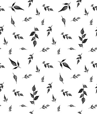 Yapraklarla renksiz, parlak desenler çizilmiş. 