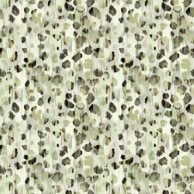 hand drawn seamless colorful bright pattern with leopard spots on wooden wall 