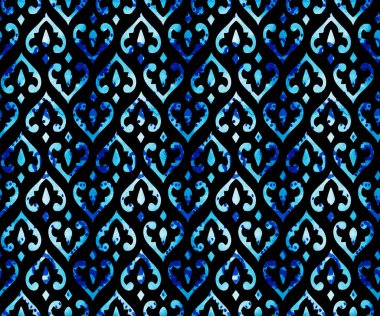 El çizimi pürüzsüz, kalp şekilli parlak desen.