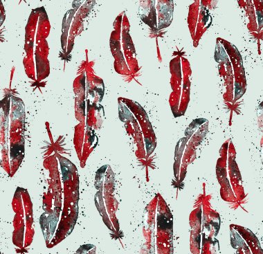 tüy ile renksiz parlak desen 