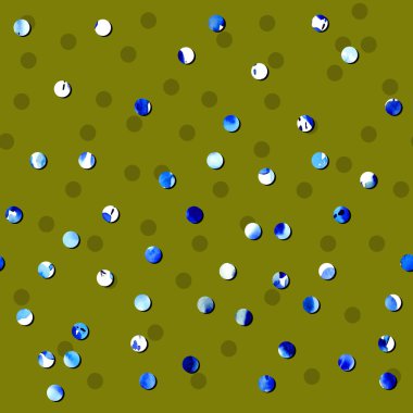 Renkli noktalı kusursuz parlak desen