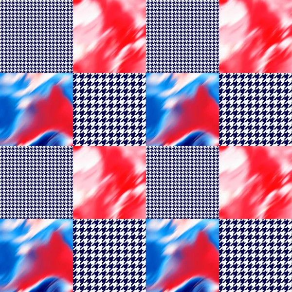 正方形の抽象的なシームレスなカラフルな明るいネクタイ染料パターン — ストック写真