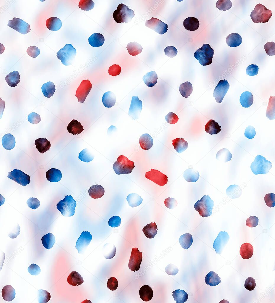 abstract seamless colorful pattern with spots