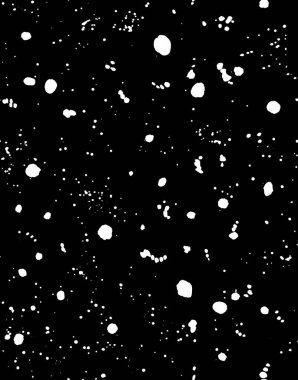 Siyah mürekkep lekeli, pürüzsüz parlak desenli el çizimi.