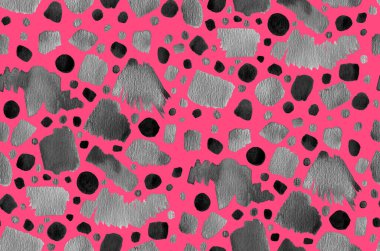 Soyut, pürüzsüz, renkli parlak lekeler.  