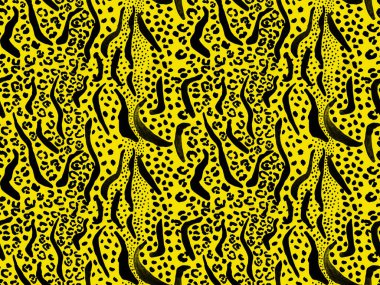 Renkli arka planda çizgileri olan kusursuz parlak desenli el çizimi