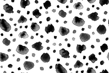 Boyalı lekeli, pürüzsüz parlak desenli el çizimi. 