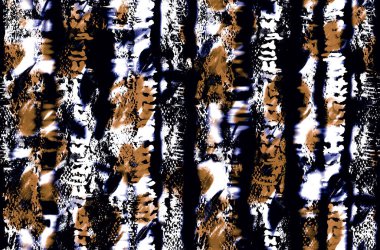 Renkli çiçeklerle renksiz, parlak desenli el çizimi