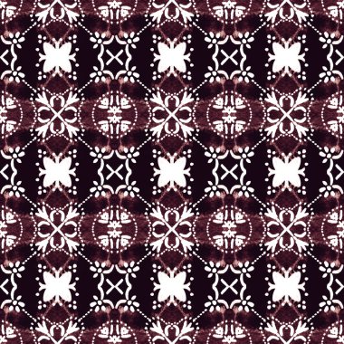 Etnik şekilli, pürüzsüz, parlak desenli el çizimi.