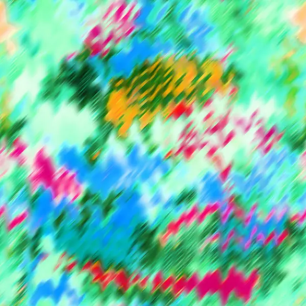 Handgezeichnete Nahtlose Bunte Helle Muster Mit Verschwommenen Geometrischen Tintenflecken — Stockfoto