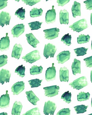 Elleri, bulanık suluboya fırça darbeleriyle renksiz, parlak desenli.