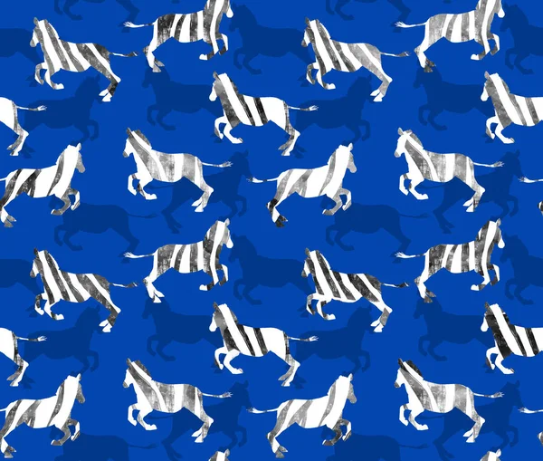 Nahtlose Schlange Helles Muster Mit Gestreiften Zebraformen — Stockfoto