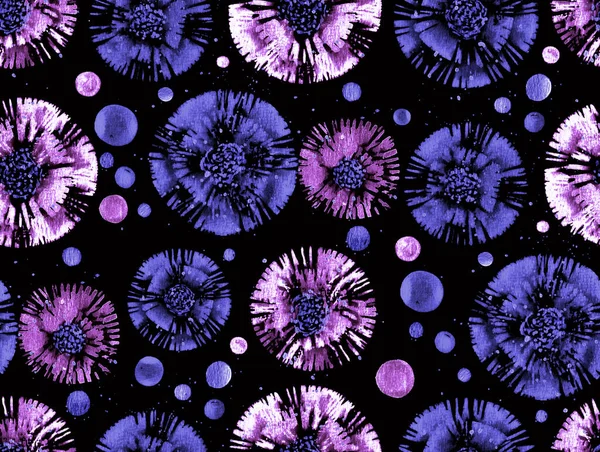 Ręcznie Rysowane Bezszwowe Kolorowe Jasny Wzór Stylu Diy Shibori — Zdjęcie stockowe