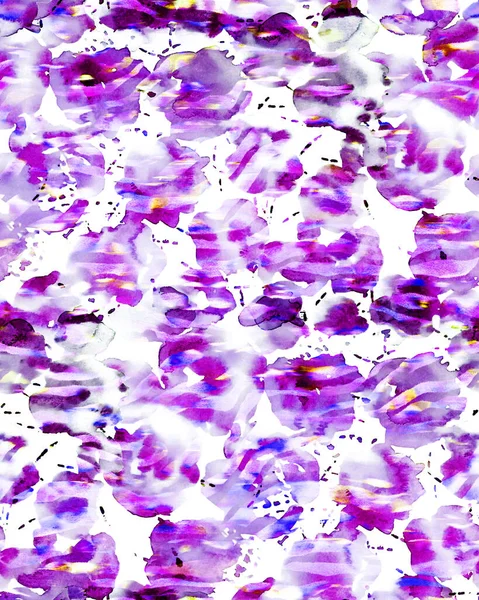 Abstract Naadloos Kleurrijk Helder Patroon Met Vlekken — Stockfoto