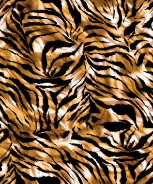 Zebra çizgileriyle renksiz, parlak desenli el çizimi