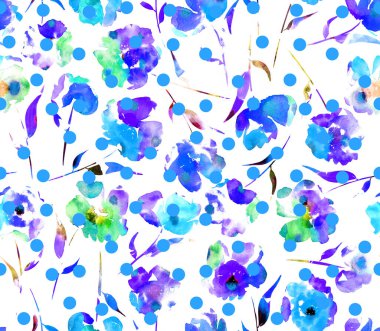 Güzel gelinciklerle renksiz parlak desenli  