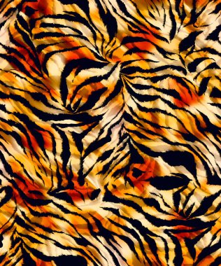 Zebra çizgileriyle renksiz, parlak desenli el çizimi