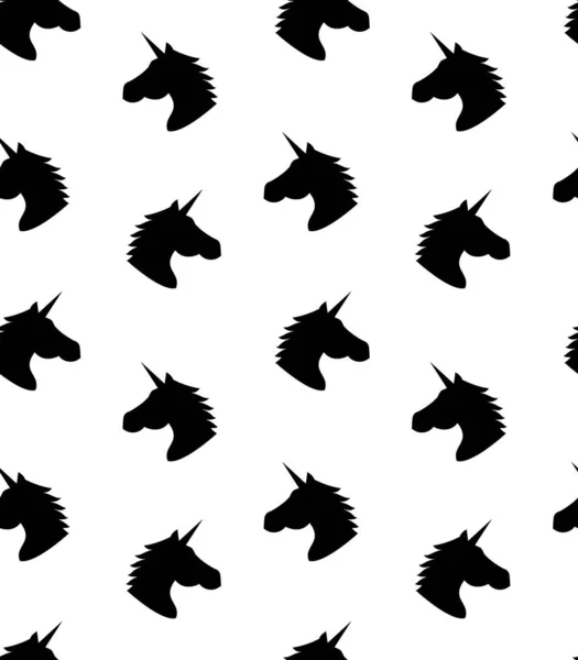 Handgezeichnete Nahtlose Bunte Helle Muster Mit Pferden Auf Buntem Hintergrund — Stockfoto