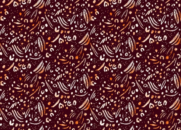 Handgezeichnete Nahtlose Bunte Helle Muster Mit Bunten Flecken — Stockfoto