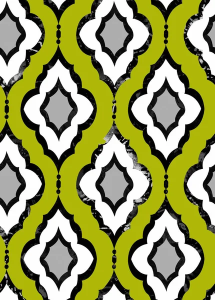 Seamless Colorful Bright Pattern Ethnic Shapes — стоковое фото