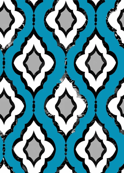 Seamless Colorful Bright Pattern Ethnic Shapes — Zdjęcie stockowe