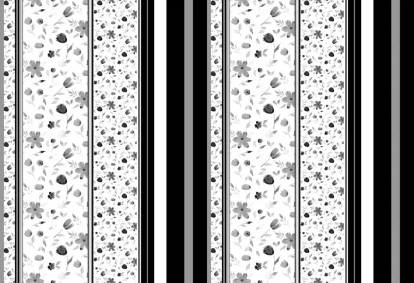 タータンのパッチワークが施された抽象的な手描きのシームレスなカラフルな明るいパターン — ストック写真