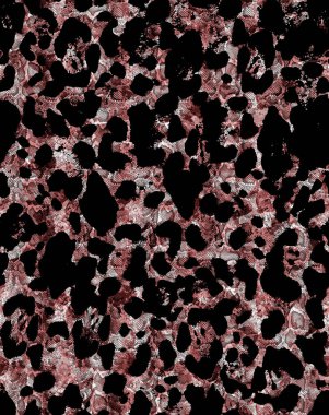 Pırıl pırıl parlak kravat, leopar benekli yılan desenli. 