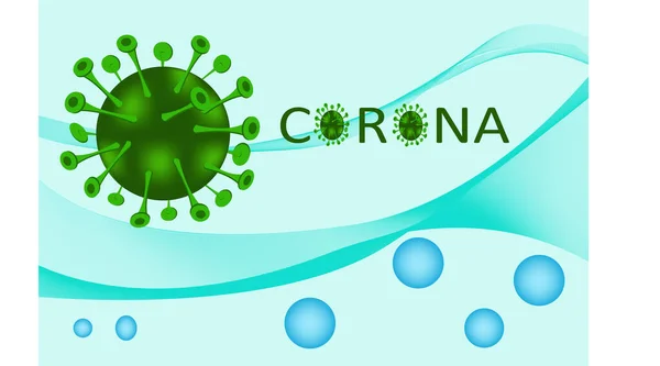 Illustratie Wereld Aarde Zet Masker Vechten Tegen Corona Virus — Stockvector