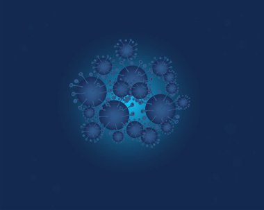 İllüstrasyon, Infographic, Logo veya sembol için Corona Virüsü.