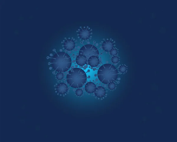 Coronavirus Zur Illustration Infografik Logo Oder Symbol — Stockvektor