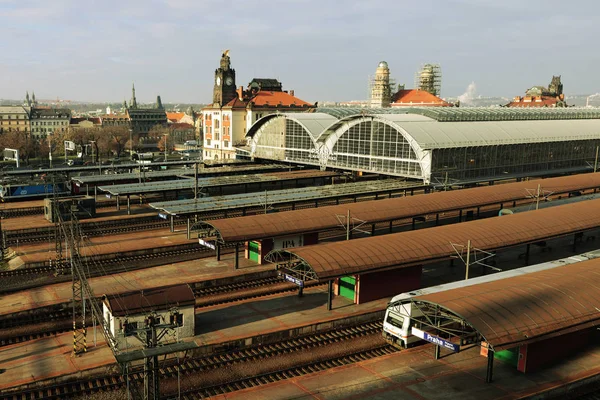 Prags centralstation — Stockfoto