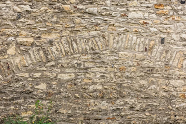 Old sandstone wall. Background from beautiful old sandstone. — Stock Photo, Image