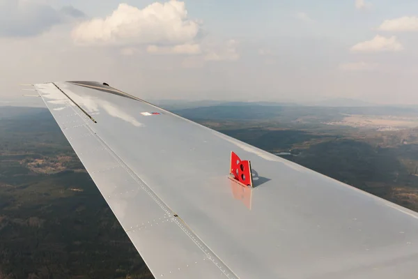 Almofadas de travão de escape na asa — Fotografia de Stock