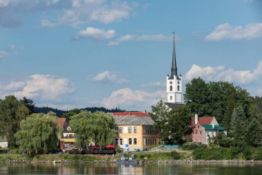Panorama Köyü Frymburk, Lipno Gölü, Çek Cumhuriyeti