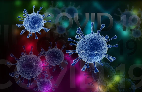 Malattia Coronavirus Infezione Covid Illustrazione Medica Nuovo Nome Ufficiale Della — Foto Stock