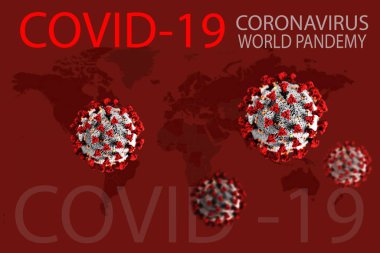 Çin Coronavirüs COVID-19 COVID-19 SARS, virüs 2020, MERS-CoV, Çin virüsü 2019-nCoV. 3B illüstrasyon