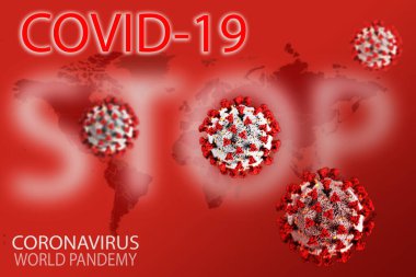 Çin Coronavirüs COVID-19 COVID-19 SARS, virüs 2020, MERS-CoV, Çin virüsü 2019-nCoV. 3B illüstrasyon