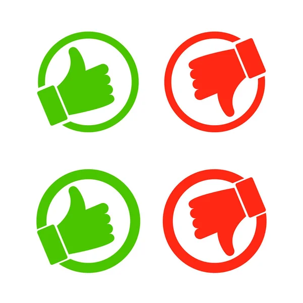 Don Symbols Yes Icon Thumbs Thumb — Stock Vector