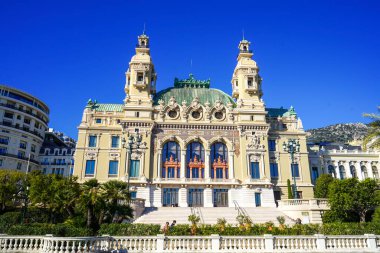 Ünlü Monte Carlo Kumarhanesi 'nin arka yüzü.