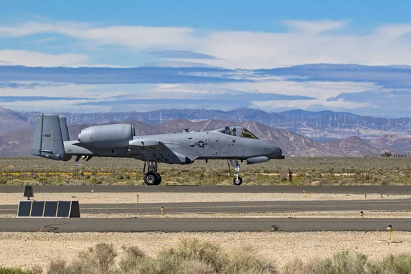 Avião A-10 Thunderbolt Caça a jato Wharthog — Fotografia de Stock