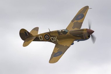 California hava gösterisi uçan uçak P-40 Warhawk İkinci Dünya Savaşı fighter uçak