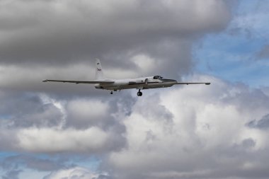 Uçak Nasa Er-2 yüksek irtifa Araştırma Laboratuarı uçak Havacılık Fuarında uçan